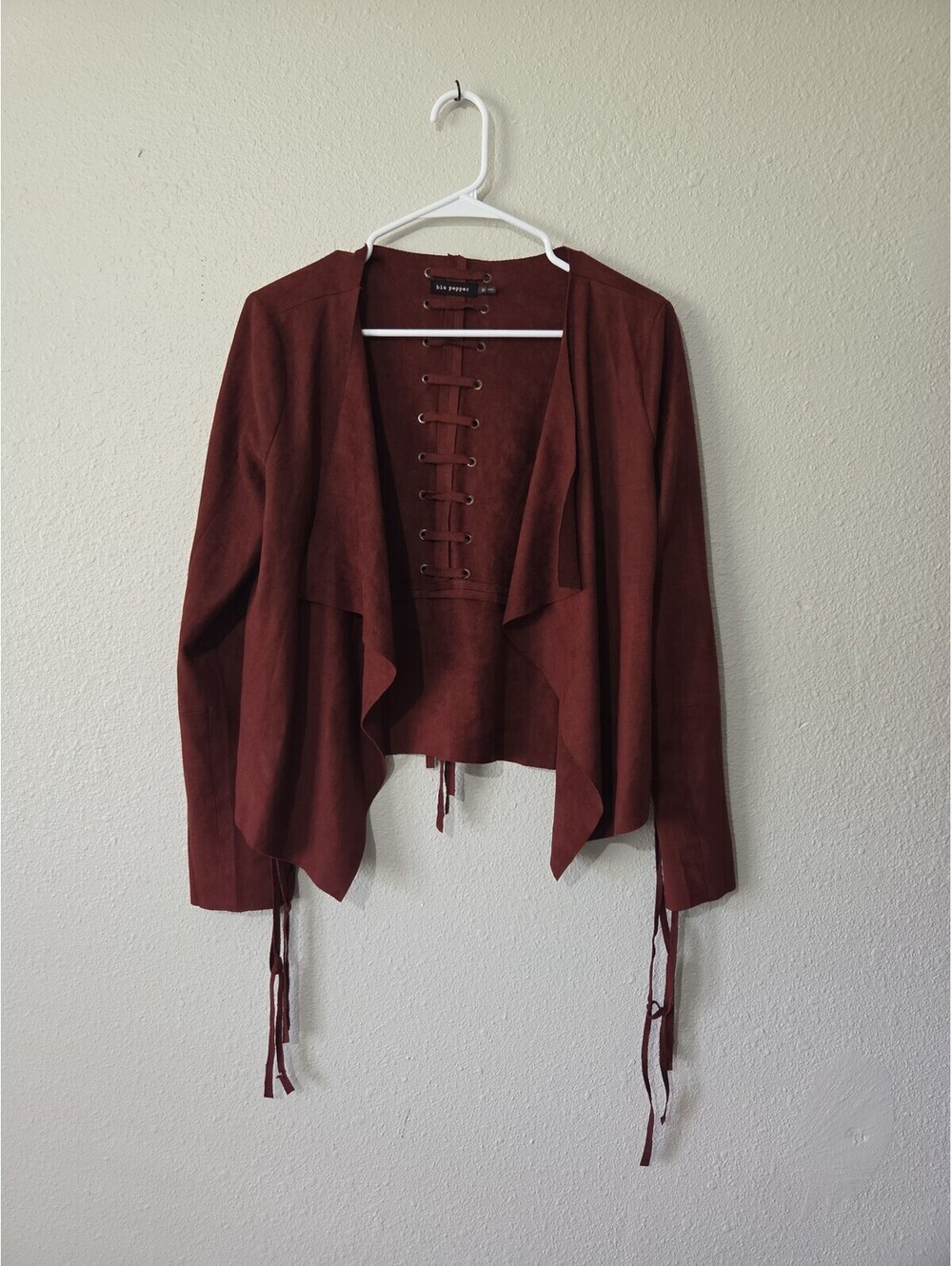 Blu pepper suede jacket